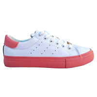 Кеды женские на розовой подошве